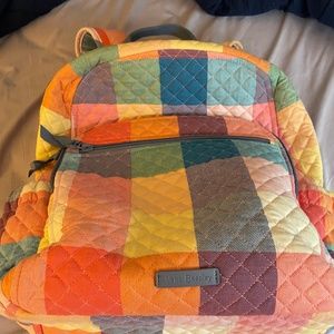 Vera Bradley Backpack Tropics Plaid